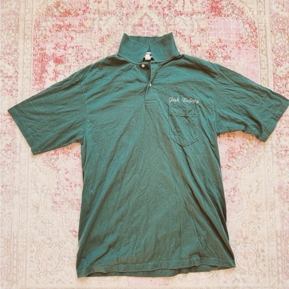 Jerzees Other - Jerzees, Men’s Vintage ‘Josh Redcay’ Forest Green Polo Shirt